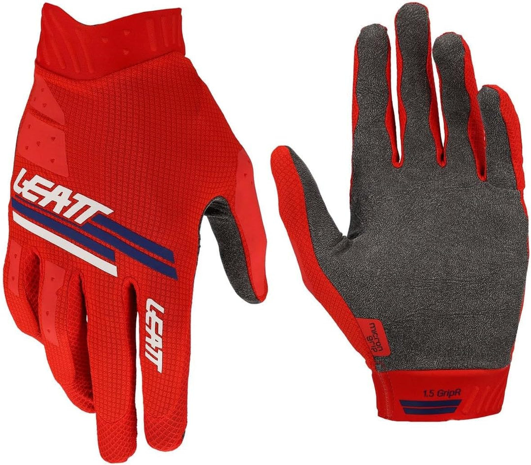 Leatt Moto 1.5 GripR Motocross-Handschuhe (Rot, S)