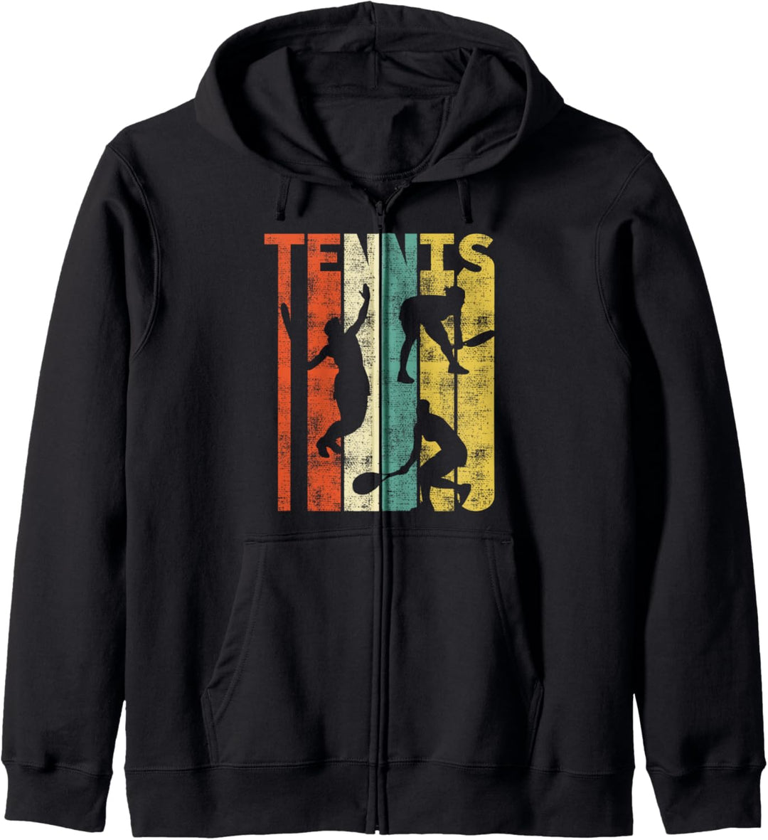 Vintage Retro Tennis Frauen Sport Tennisspielerin Kapuzenjacke