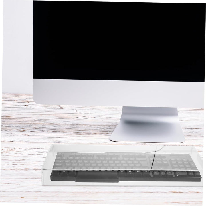 Cabilock Durchsichtige Tastaturabdeckung Tastaturschutzständer Tastaturabdeckung Acryl Transparent T