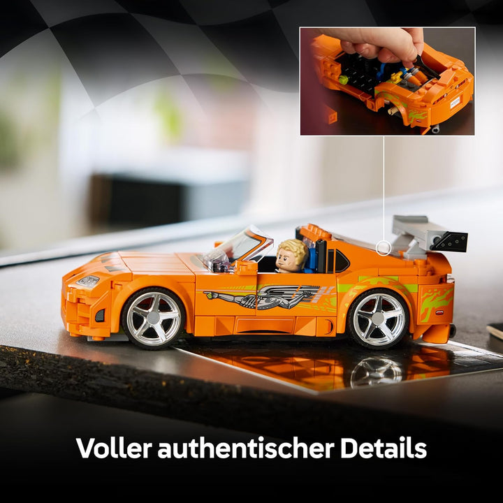 LEGO Speed Champions The Fast and The Furious Toyota Supra MK4 - Auto Spielzeug - Modellbau mit Brya