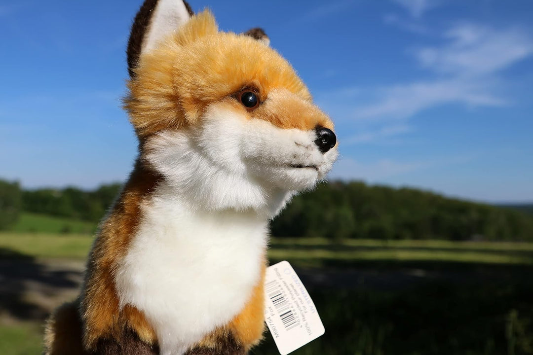Uni-Toys - Rotfuchs klassisch - 27 cm (Höhe) - Plüsch-Fuchs, Waldtier - Plüschtier, Kuscheltier Sing