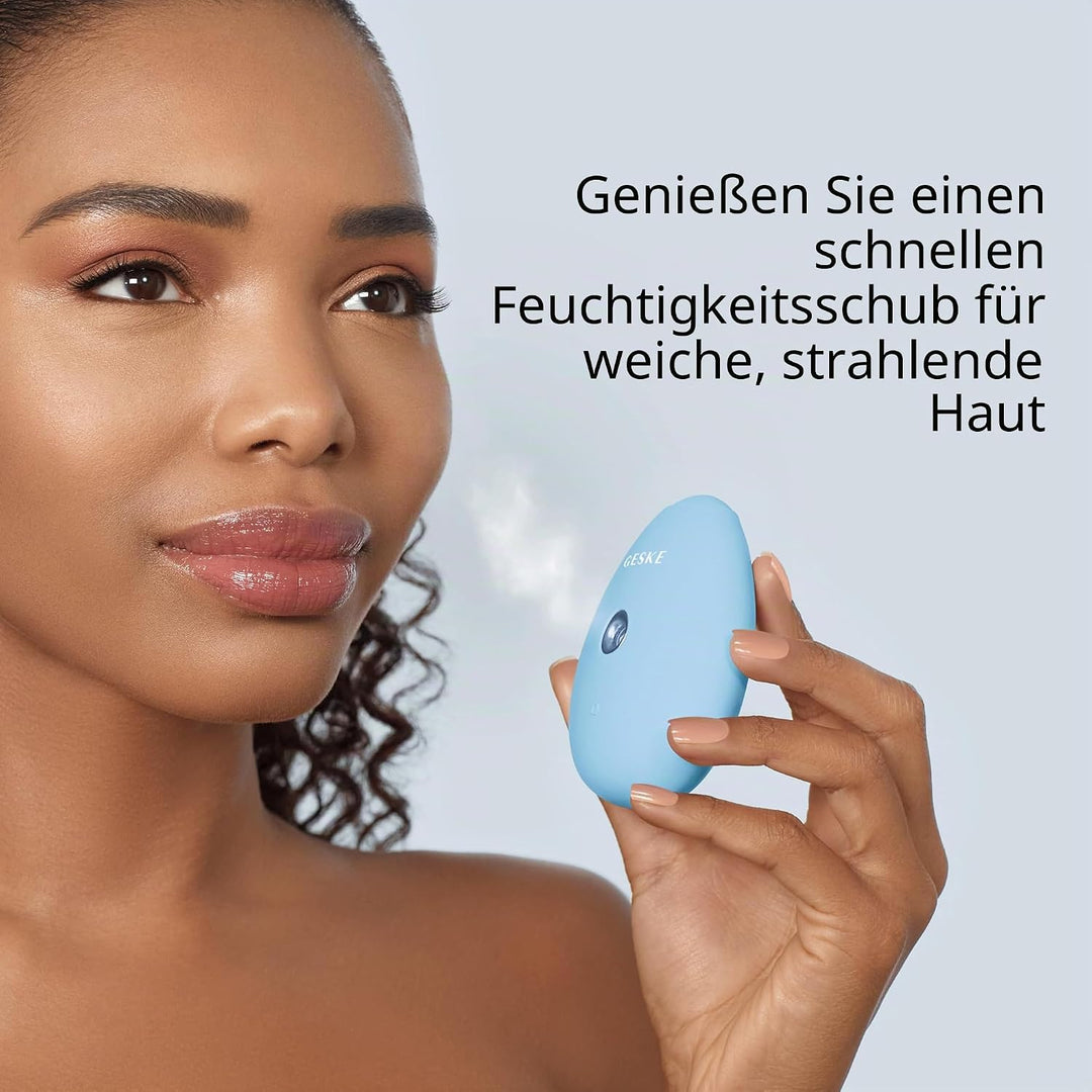 GESKE | SmartAppGuided™ Facial Hydration Refresher | 4 in 1 | Wasserzerstäuber | Gesichtsdampfer | W
