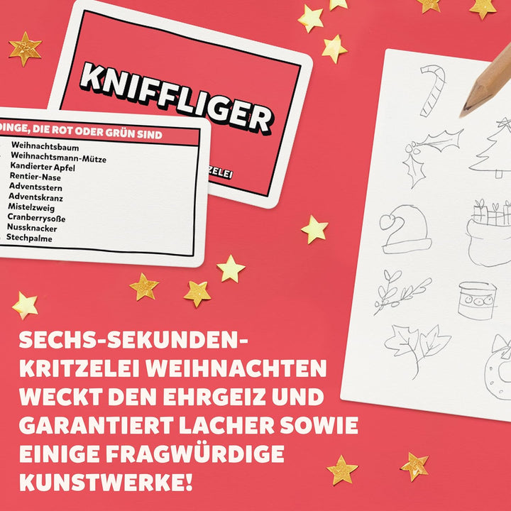 Gamely Sechs-Sekunden-Kritzelei Weihnachten: Das rasend schnelle und unglaublich spassige Zeichen-Sp
