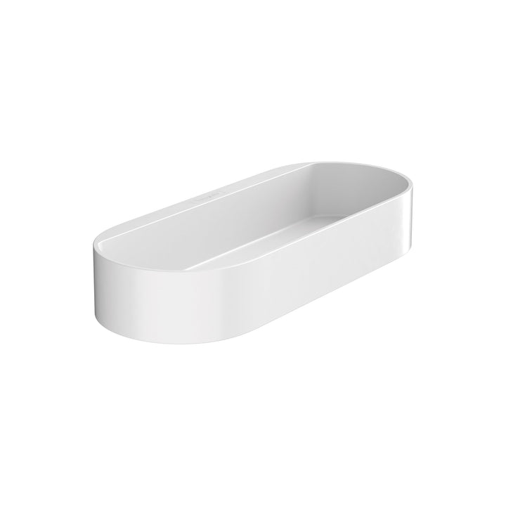 hansgrohe WallStoris - Ablagekorb, Duschablage ohne bohren, Duschkorb ohne bohren, Badezimmeraufbewa