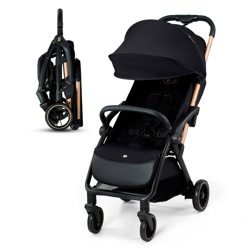 Kinderkraft APINO Buggy bis 22 kg, Liegebuggy, Kinderwagen, Leicht - 7,5kg, Automatisches zusammekla