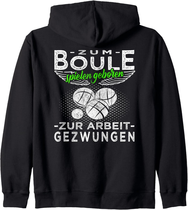 Zum Boule spielen geborgen Boule & petanque Legende Kapuzenjacke