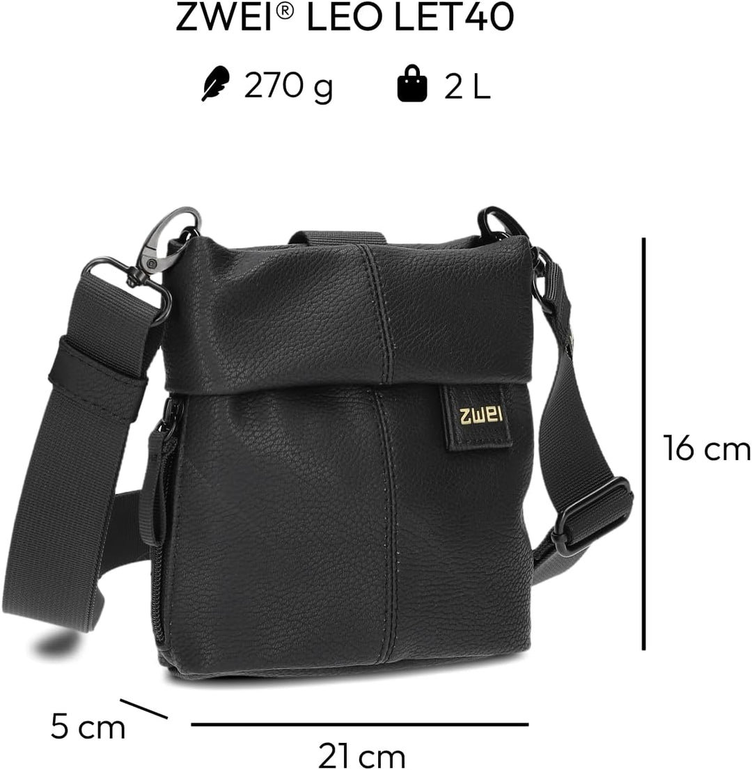 Zwei Hunde Leckerlibeutel Leo LET40 aus Kunstleder – Futtertasche für Hundetraining & Gassi gehen, K