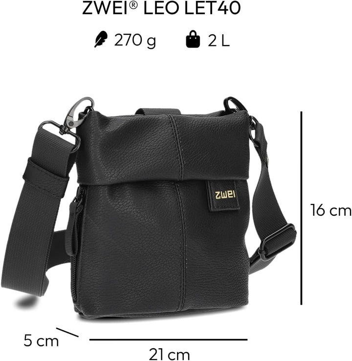 Zwei Hunde Leckerlibeutel Leo LET40 aus Kunstleder – Futtertasche für Hundetraining & Gassi gehen, K
