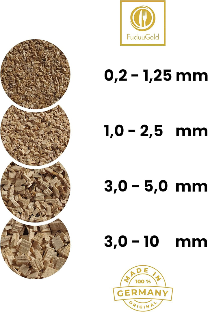 Fuduu Gold Räucherspäne Buche (0,2-1,0) fein 15kg Sack