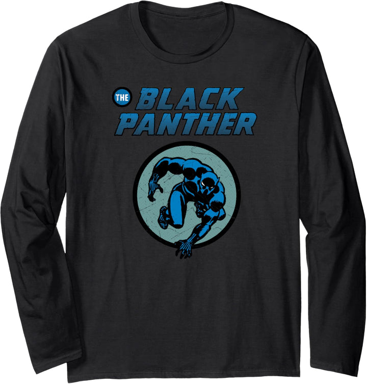 Marvel The Black Panther Comic Action Langarmshirt