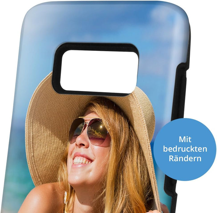 PhotoFancy ® – Samsung Galaxy S8 Hülle mit eigenem Foto Bedrucken – Smartphone Case als personalisie