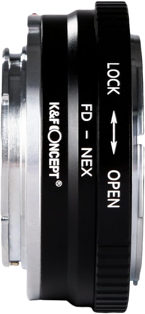K&amp;F Concept® FD-NEX II Kupfer-Bajonett Objektivadapter,Adapter Ring,Canon FD Adapter,Objektiv Adapte