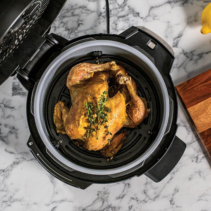 Ninja Foodi MINI Multikocher, 4,7L, 6-in-1 Multicooker, Pressure Cooker Schnellkochtopf, Airfryer He