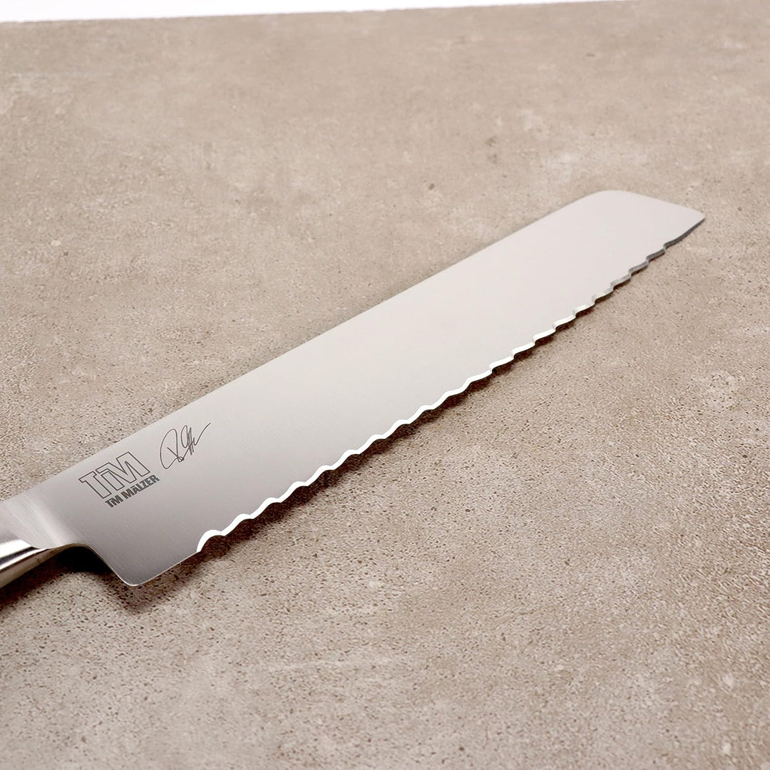 Kai Shun Tim Mälzer Kamagata | Brotmesser TMK-0705 23 cm Edelstahlklinge mit Wellenschliff | + gross