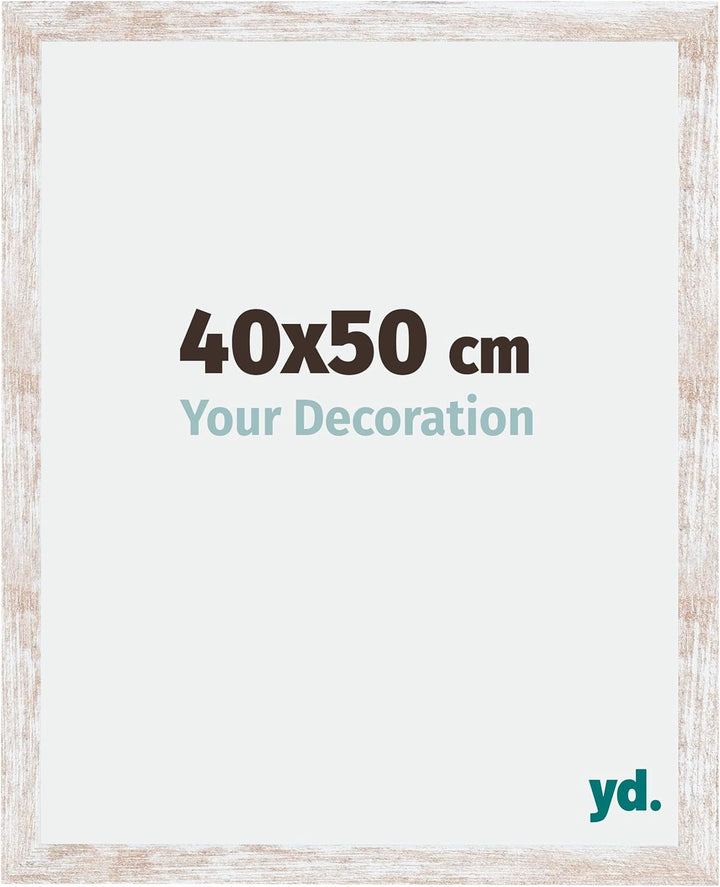 yd. Your Decoration - Bilderrahmen 40,00x50,00 cm - Bilderrahmen aus MDF mit Acrylglas - Antireflex
