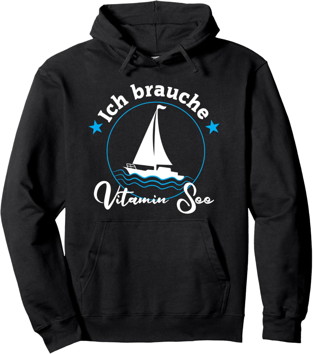 Kapitän Seemann Segeln Segler Sprüche Meer Pullover Hoodie