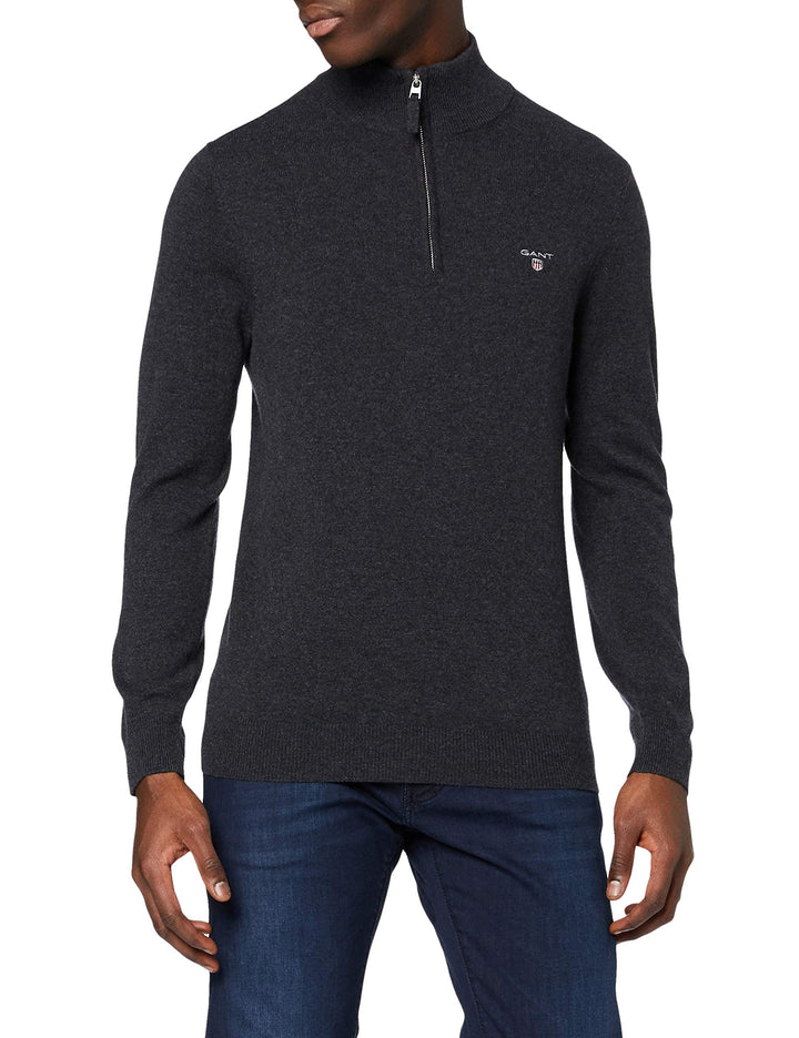 Gant Herren 87213-93 Pullover (1er Pack) XL Antracit Melange, XL Antracit Melange