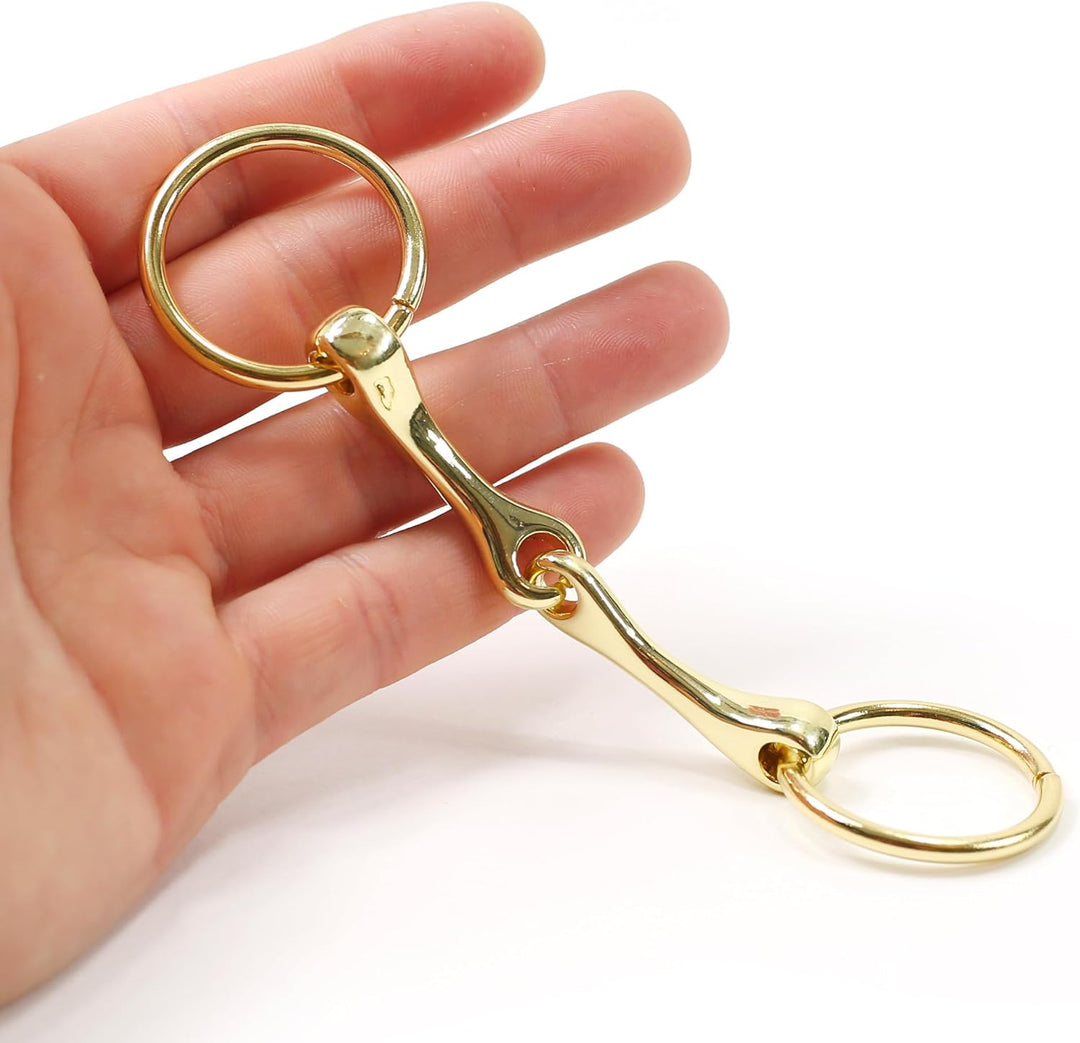 Hobby Horse Trensen Set ◆GOLD EDITION◆: DIY Materialset mit schwarzem Leder (ohne Anleitung)