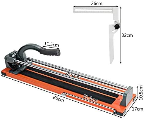 FANTASK Fliesenschneider Manuell, Handfliesenschneider, 5mm-12mm Schnittstärke, 1000mm Schnittlänge,