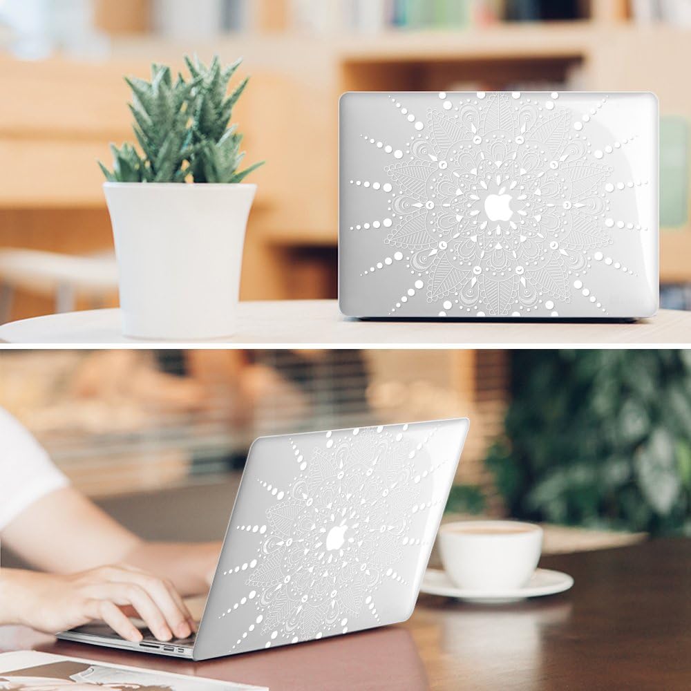 Fintie Hülle Kompatibel mit MacBook Air 13 (2010-2017) A1466/A1369, Ultradünne Plastik Hartschale Sc