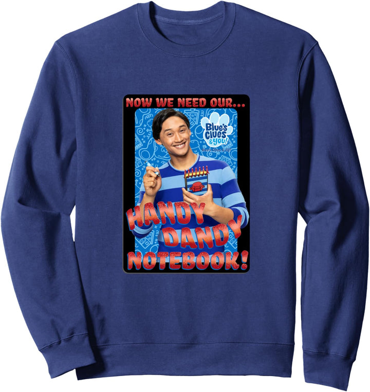Blue's Clues & You Josh Handy Dandy Notebook Portrait Sweatshirt