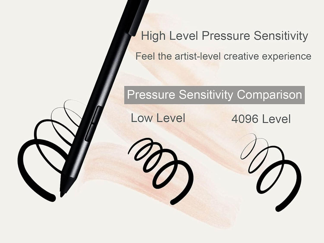 LAZARITE M Pen Schwarz, Active Stylus für Lenovo Yoga 7i/9i, Flex 5, Hp Envy x360/Pavilion x360/Spec