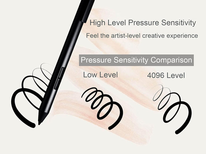 LAZARITE M Pen Schwarz, Active Stylus für Lenovo Yoga 7i/9i, Flex 5, Hp Envy x360/Pavilion x360/Spec