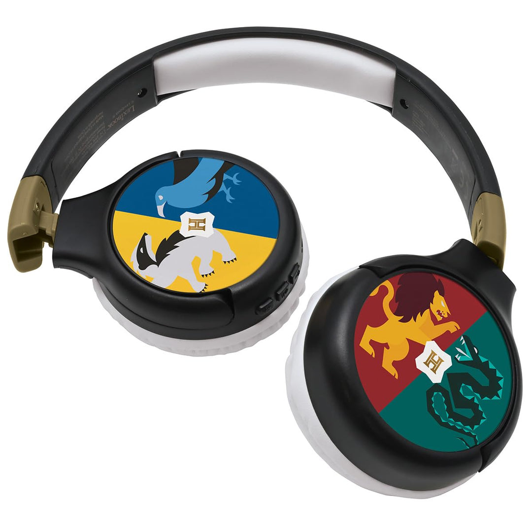Lexibook - Warner Harry Potter - 2-in-1 Audio-Kopfhörer mit Bluetooth und Kabel, Stereo, drahtlos, v