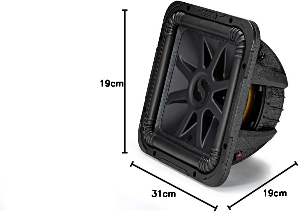 KICKER 44L7S124 12 Zoll Solobaric L7 Woofer Schwarz
