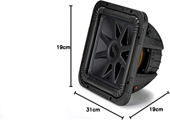 KICKER 44L7S124 12 Zoll Solobaric L7 Woofer Schwarz