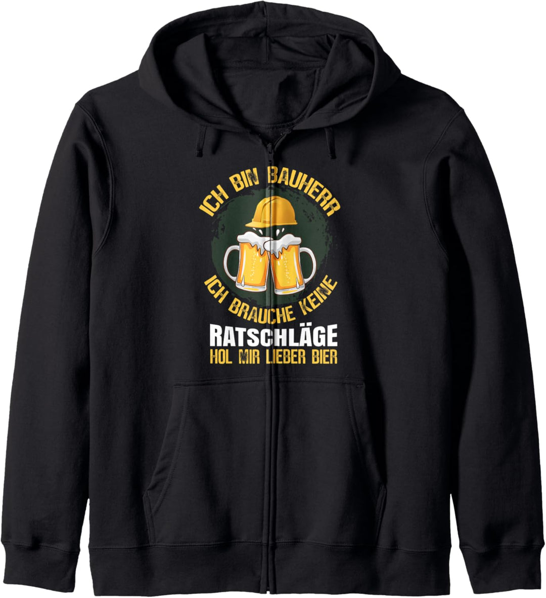 Lustiges Bauherr Bier Richtfest Hausbesitzer Geschenk Kapuzenjacke