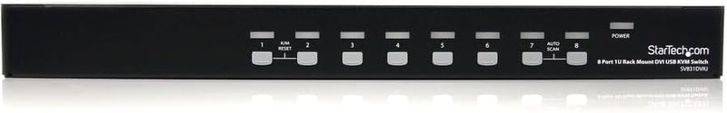 StarTech.com 8-Port DVI USB KVM Switch -DVI USB KVM Switch - 8-Port KVM-Switch -DVI KVM-Switch - KVM