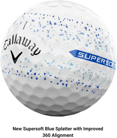 Callaway Golf Supersoft Golf Balls 2023 Golfbälle One Dozen Blue, One Dozen Blue