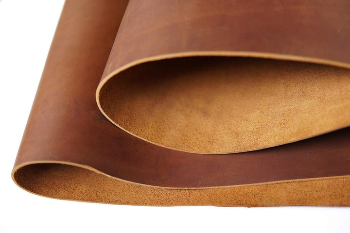 Lederzuschnitte, Rindsleder, für Basteln, Werkzeug, Nähen,Leder-Zubehör Bourbon 12"x12", Bourbon 12"