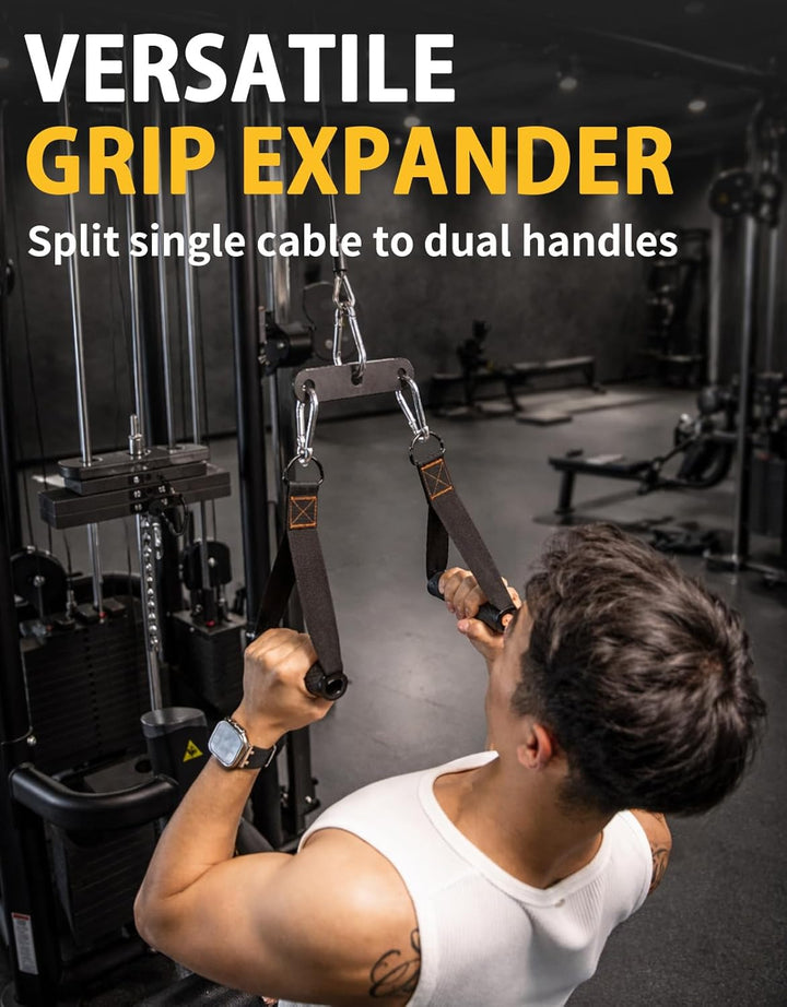 2:1 Kabeladapter, verstellbare LAT-Pulldown-Stange, Aufsätze für Kabelzugmaschinen – 15 cm
