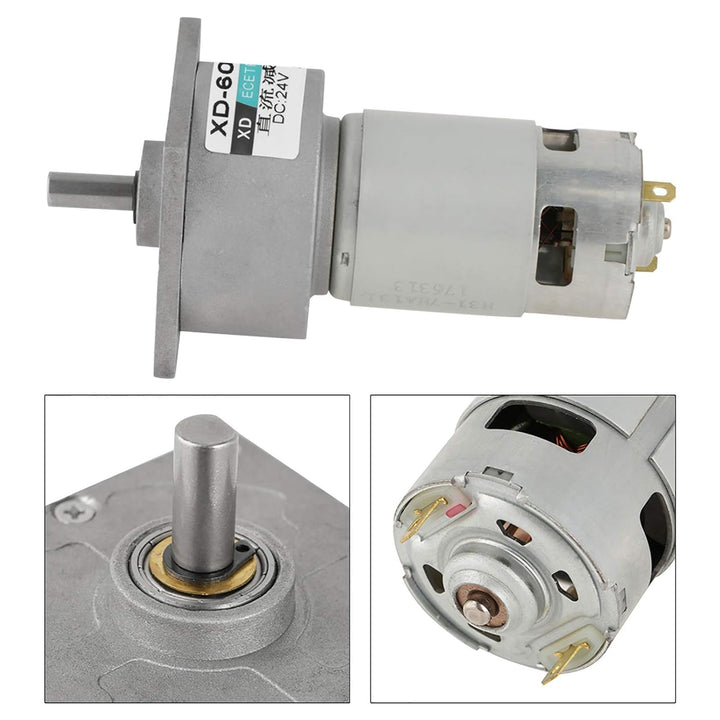 Getriebemotor, DC 12/24 V 35 W CW/CCW Mini-Getriebe Motor mit Einstellbarer Geschwindigkeitsreduzier