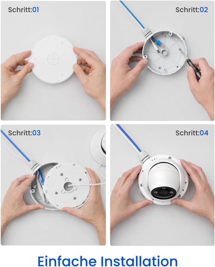 Reolink Anschlussdose D20, nur kompatibel Dome IP Kameras, RLC-520A, RLC-820A, RLC-823A, RLC-1224A,