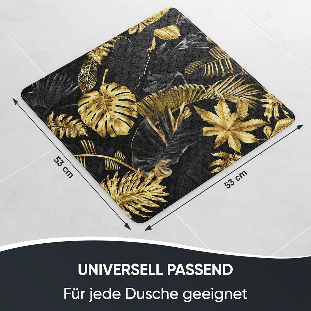 Sanilo Badematte 53 x 53 cm, rutschfeste Duschmatte für Dusche und Badewanne, Antirutschmatte maschi