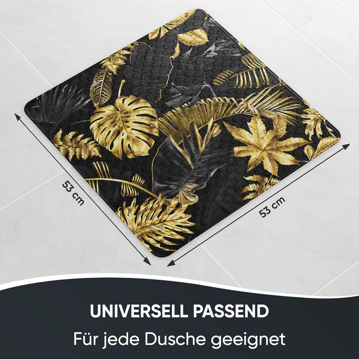Sanilo Badematte 53 x 53 cm, rutschfeste Duschmatte für Dusche und Badewanne, Antirutschmatte maschi