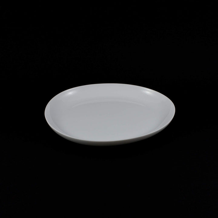 Japanischer Teller Serie Yuuki 21 cm feinstes weisses Porzellan edle Transparenz 21,8 x 17,8 x 2,4 c