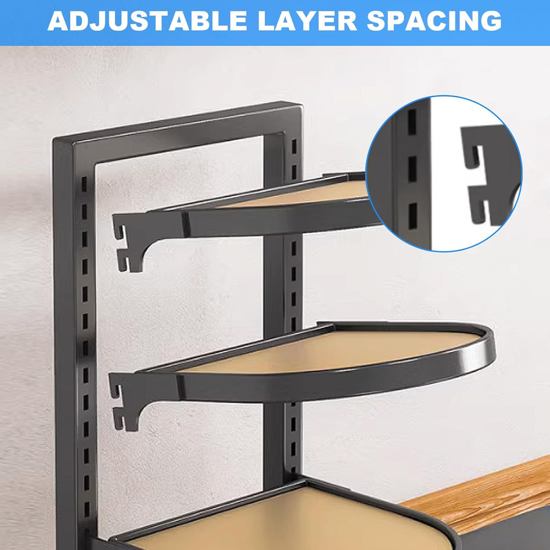 Topflappen, Pfannen-Organizer für Küche, Küchenregal, Bratpfanne Kochpfanne gestaffeltes Lagerregal,