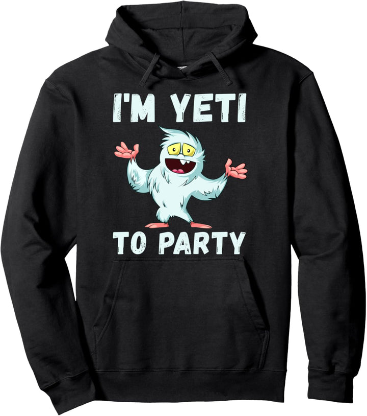Ich Bin Yeti, Um Lustiges Wortspiel Abscheuliches Party Pun Pullover Hoodie