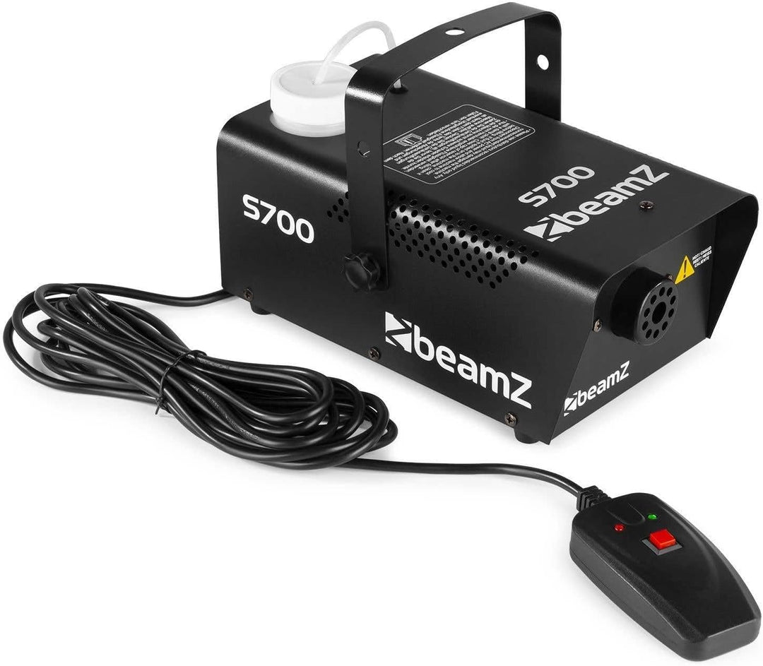 BeamZ S700 - Nebelmaschine mit Fernbedienung, 700 Watt Fog Machine, Rauchmaschine für Halloween, Hoc