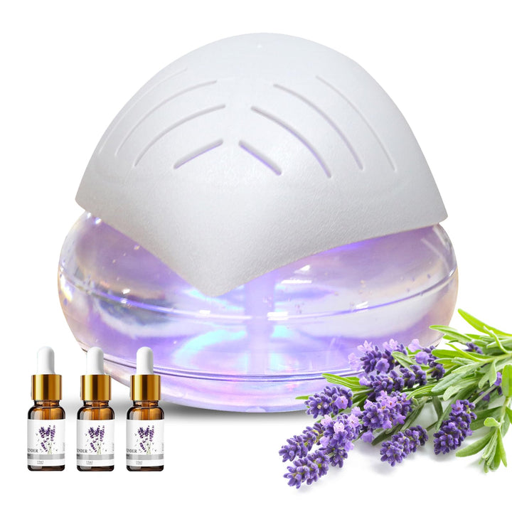 Lufterfrischer Luftbefeuchter Aroma Diffuser Ioniser with 30ml Essential Oils, Aromatisierer Raumluf