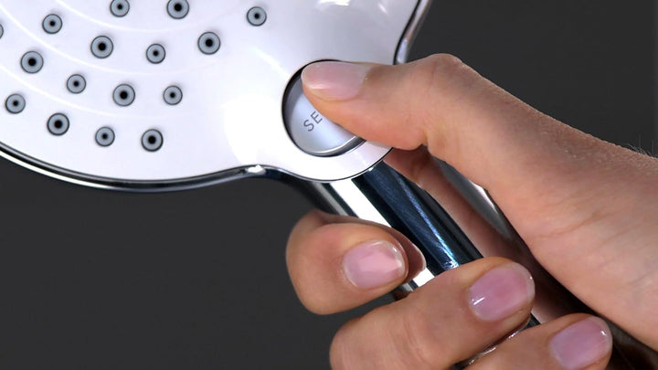 hansgrohe Raindance Select S 120 Duschset 0,65m, Weiss/Chrom 0,65m Set 3 Strahlarten Weiss/Chrom, 0,