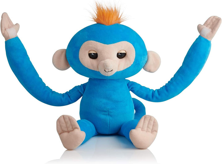 Wow Wee 3531 WOWWEE Fingerlings Hugs AFFE blau, Blue