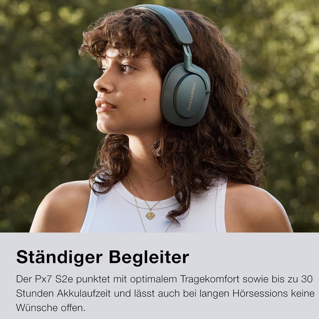 Bowers & Wilkins PX7 S2e Over-Ear-Kopfhörer mit Geräuschunterdrückung, kabellos, Qualcomm aptX™ Adap