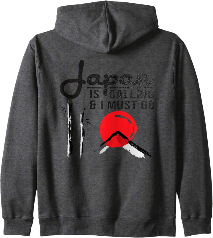Japan Travel Hoodies Japan Is Calling & I Must Go Kapuzenjacke