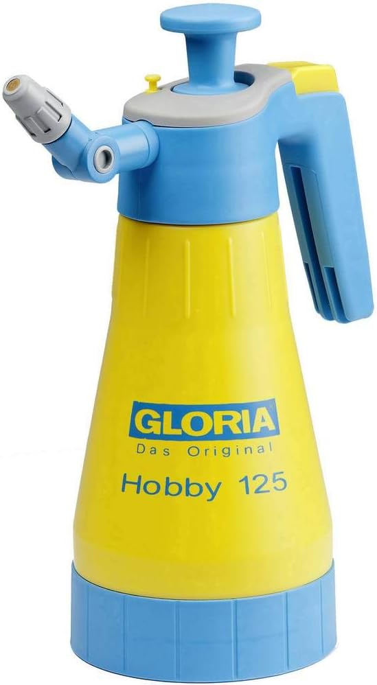 GLORIA Drucksprüher Hobby 125 FLEX | 1,25 L Sprühflasche | Gartenspritze/Handsprüher mit flexibler L