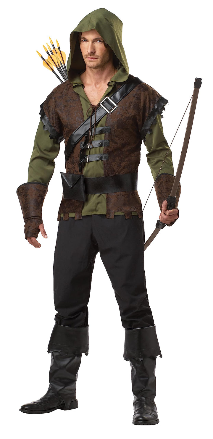 California Costumes Herren Robin Hood Kostüm für Erwachsene, Braun, M M Braun, M Braun